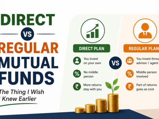 Direct vs Regular Mutual Funds — The Thing I Wish I Knew Earlier