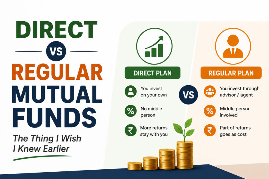 Direct vs Regular Mutual Funds — The Thing I Wish I Knew Earlier