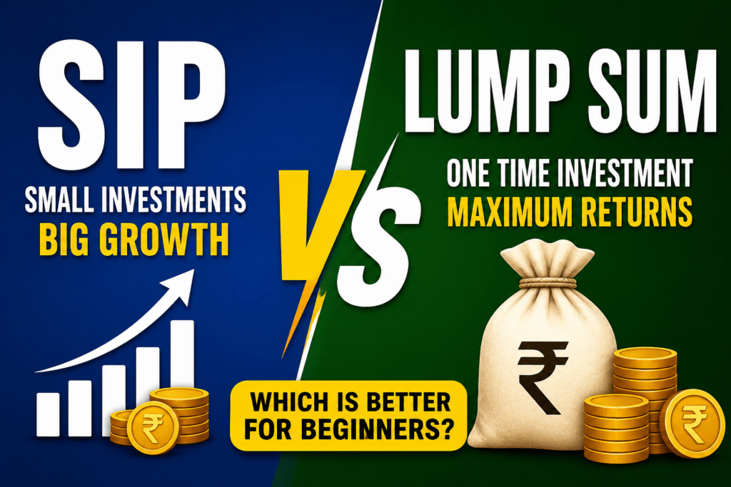 SIP vs Lump Sum: Which Is Better for Beginners in India (2026 Guide)