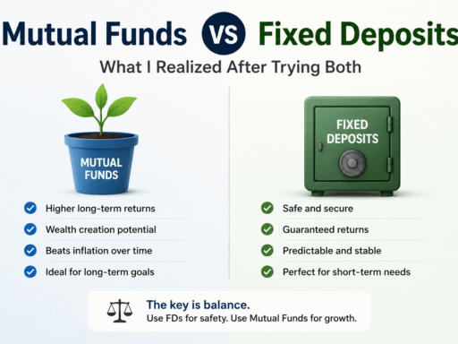 Mutual Funds vs Fixed Deposits: What I Realized After Trying Both