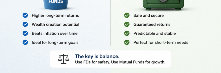 Mutual Funds vs Fixed Deposits: What I Realized After Trying Both