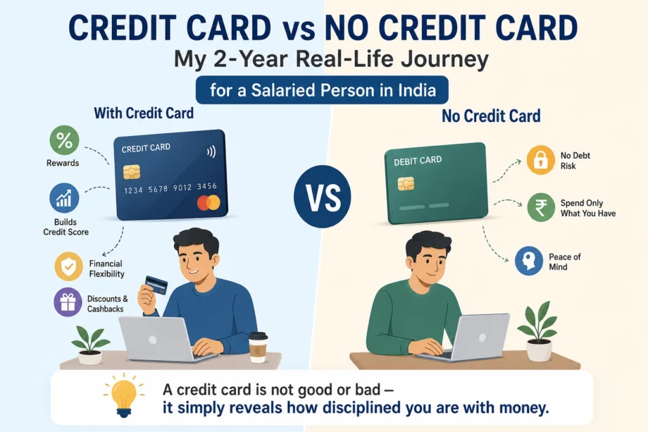 Credit Card vs No Credit Card for a Salaried Person in India: My 2-Year Real-Life Journey