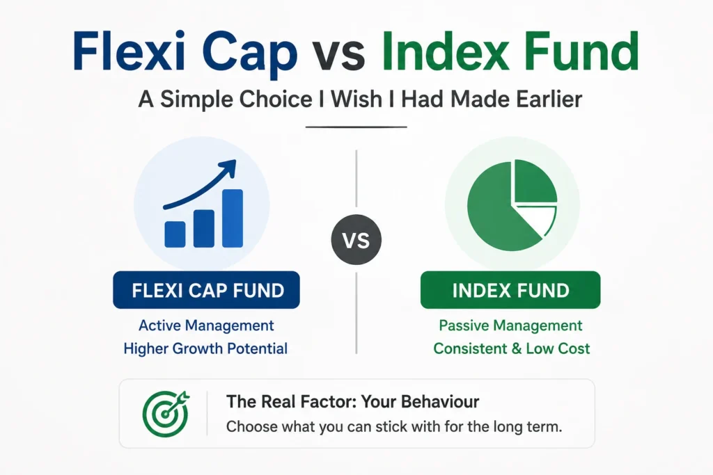 Flexi Cap vs Index Fund — A Simple Choice I Wish I Had Made Earlier